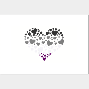 Asexual heart Posters and Art